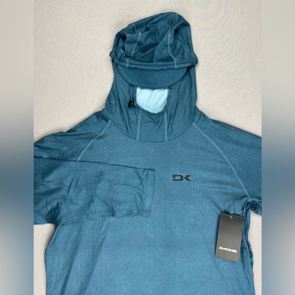 DAKINE SUN HOODIE WITH VISOR LONG SLEEVE UPF 50+ RASH GUARD